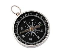 SpirWoRchlan Mini boussole portable de poche pour camping, randonnée, sports de plein air, navigation, mari, petite amie, petit ami, cadeau Saint Valentin, fête des mères, fête des pères,