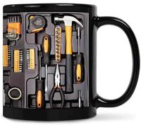 SpirWoRchlan The Ultimate Mechanic's Toolbox Mug en céramique de 325 ml pour anniversaire, Noël, Thanksgiving, anniversaire de mariage, cadeau amusant pour mari, papa (B)
