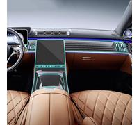 SPISLXTP Maybach Film de protection transparent pour tableau de bord de console intérieure de voiture pour Mercedes Benz Classe S 2021 W223
