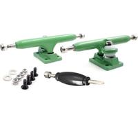 SPITBOARDS 32 mm Fingerboard Pro Trucks, avec Real Lock-Nuts, Single Axis, Hard Kingpins, Uréthane Rubber Ring Bushings, Baseplate Solide, Hangers optimisés, Largeur 32mm (Vert)