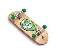 SPITBOARDS 34 mm x 96 mm Pro Fingerboard Set (Complete) | Real Wood Deck (5 Couches) | Pro Trucks avec Bushings Pivots | Polyuréthane Pro Wheels | Real Ball Bearings | Slimeball (Version Bois)