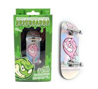 SPITBOARDS 34 mm x 96 mm Pro Fingerboard Set-Up (complète) | Planche en Bois véritable | Pro Trucks avec écrous de Verrouillage et bushings Pro | Roues Pro en polyuréthan