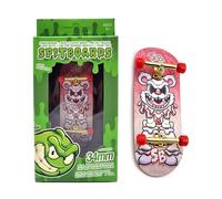 SPITBOARDS Jeu de touches Pro 34 mm x 96 mm (complet) | Plate-forme en bois véritable | Trucks Pro avec écrous de verrouillage et bagues professionnelles | Roues Pro en polyuréthane avec roulements |