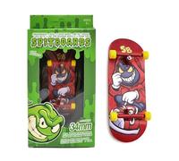 SPITBOARDS® Jeu de Touches Pro 34 mm x 96 mm | Plate-forme en Bois Véritable | Trucks Avec Écrous de Verrouillage et Bagues Professionnelles | Roues en Polyuréthane Avec Roulements