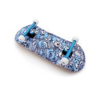 SPITBOARDS Planche à doigts en bois de 34 x 96 mm, pré-assemblée, bois à 5 couches, camions Pro avec écrous de verrouillage, roues à roulement CNC, graphiques réels, bande de préhension en mousse