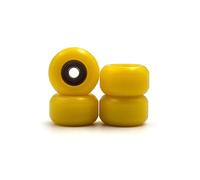 SPITBOARDS Roues de skateboard - Polyuréthane CNC - Lot de 4 roues - Jaune