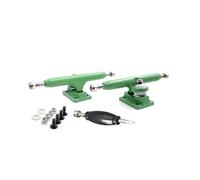 SPITBOARDS Trucks Pro Trucks de 36 mm avec écrous de blocage véritables, bagues en caoutchouc uréthane, crochet optimisé, largeur 36 mm, pour réglage et montage de la touche (vert)