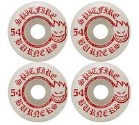 Spitfire Brûleurs de roues de skateboard 54 mm 99A Blanc/rouge