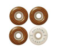 SPITFIRE F4 CLASSIC SWIRL 53 mm BLANC/ORANGE (LOT DE 4)