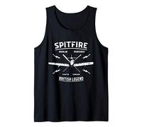 Spitfire Fighter Aircraft WW2 Aeroplane VE, VJ, D Day Gift Débardeur