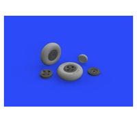 Spitfire Mk.ix Wheels 4spoke W/smooth Tire For Tamiya- 1:32e - Eduard Accessories