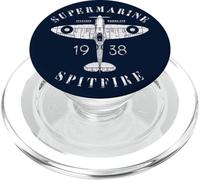 Spitfire RAF British WW2 Fighter Plane Supermarine Aviation PopSockets PopGrip pour MagSafe