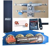 Spitfire-Roue De Skateboard Forgée Thunder Trucks,Roulements En Acier Chromé Pro,Ruban Adhésif Grip,5.25 Po,Bonne Qualité - Type 54mm 99d