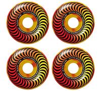 Spitfire Roues de skateboard 54 mm F4 99A Multi Swirl Classics Jaune/rouge