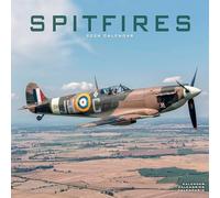 Spitfires Calendar 2026 Square Plane Wall Calendar - 16 Month