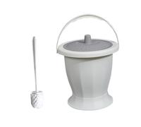 Zialofi Spitoon Camera Bucket And Bross For The Toilet Of The, Urinary Jug Of Urinary Night, Camera Pot pour Une Utilisation à La Maison, Blanc