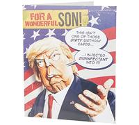Spitting Image Carte d'anniversaire humoristique pour fils Motif sauvetage émotionnel 154 x 184 cm
