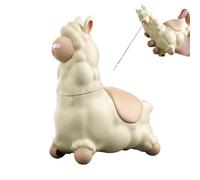 Spitting Llama Water Toy,Alpaca Interactive Water Sprayer,Push to Animal Shaped Water Sprayer,Funny Llama Push Water Sprinkler,45° Head Turning Squirt Gun for Indoor & Outdoor Summer (1pcs)