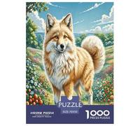 Spitz allemand1000 Pièces Puzzle À Thème pour Adultes Jeu D'Intelligence Difficile EtStimulant Paysagedes QuatreSaisons 70x50cm/1000pcs