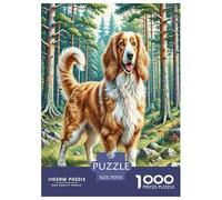 Spitz finlandais Puzzle 1000 Pièces Educa Jouet en Bois Jeu D'Intelligence Décoration Intérieure Jeu Éducatif Challenge Toy Adultes & Enfants des 14 Ans 70x50cm/1000pcs