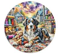 Spitz finlandais Puzzles 1000 Pieces Cadeau Unique Jeu Éduchatif Challenge Toy À De Qualité Supérieure Peinture Art pour Adultes Enfants 1000pcs (67.5x67.5cm)