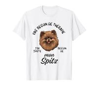Spitz nain Cadeau Humour Chien Loulou de Poméranie T-Shirt