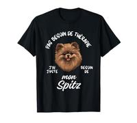 Spitz nain Cadeau Humour Chien Loulou de Poméranie T-Shirt