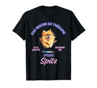 Spitz nain Cadeau Humour Chien Loulou de Poméranie T-Shirt
