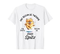 Spitz nain Cadeau Humour Chien Loulou de Poméranie T-Shirt