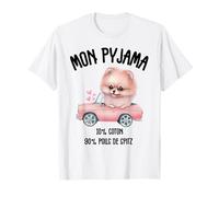 Spitz Nain Cadeau Humour Pyjama Chien Loulou De Poméranie T-Shirt