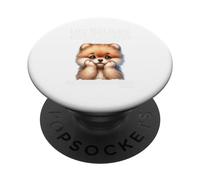 Spitz nain Loulou de Poméranie Cadeau Propriétaire Chiot PopSockets PopGrip Interchangeable