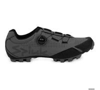 SPIUK Loma - Chaussures de cyclisme Gravel & VTT, Boa® Fit, semelle Ergoptim compatible SPD (Noir) 45