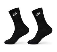 Spiuk Pack de 2 unités. XP Long Chaussette, Adultes Unisexe, Noir, T 36/39