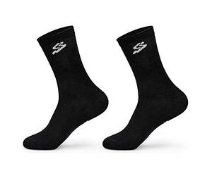 Spiuk Pack de 2 unités. XP Long Chaussette, Adultes Unisexe, Noir, T 36/39