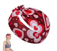 Spizummp Bandeaux noués en forme de cœur, motif amour des vacances | Respirant, élastique, antidérapant, tendance pour femmes et filles
