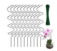 Spizummp Piquets torsadés pour tomates - Bâtons de Support en métal pour Tomate, Structure résistante au Vent, bâtons de Support pour de Jardin, grimpantes pour Fruits, légumes, Fleurs