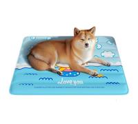 Spizummp Tapis de refroidissement pour chien - Tapis frais pour chiens, coussin lavable et imperméable, couverture portable antidérapante pour chat, pour extérieur, intérieur, camping, plage, terrasse