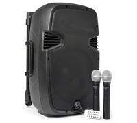 SPJ-PA912 Portable Sound System ABS 12"" 2 VHF/USB/MP3