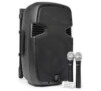 SPJ-PA912 Portable Sound System ABS 12"" 2 VHF/USB/MP3