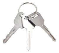 SPJIUQI Lot de 3 clés d'allumage 511416 57421-22060-71 ELI80-0141 compatibles avec les anciens modèles Toyota Chariot élévateur Toyold, marron, 1