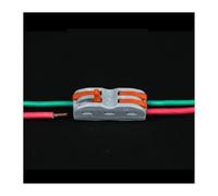 SPL-1/2/3 Dual Head Quick Fast Wire Connector Wiring Cable Connector Push-in Conductor Terminal Block LED Lamp NWPNLXEA(SPL-3)