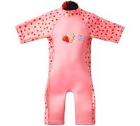 Splash About Unisex-Youth UV Sun & Sea Kids Wetsuit, Strawberry Field, 2-4 Ans EU