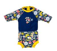 Splash About Combinaison Solaire avec Happy Nappy Couche de Bain Incorporée Combinaison Garden Delight 3-8 mois