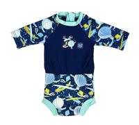 Splash About Combinaison Solaire avec Happy Nappy Couche de Bain Incorporée Combinaison Up in The Air 3-8 mois
