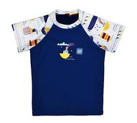 Splash About Enfants UV Rash Top Maillot dermoprotecteur Guard Shirt, Tug Boats, 3-4 Ans Boy's
