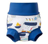 Splash About Happy Nappy Duo Couche de bain réutilisable, Tug Boats, 6-12 Mois