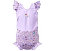 Splash About Happy Nappy Maillot de Bain avec Volants, Lilac Spring, 2-3 Ans