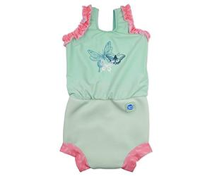 Splash About Happy Nappy Maillot de Bain Une pièce, Dragonfly, 6-14 Mois
