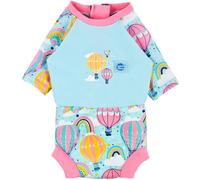 Splash About Happy Nappy Sunsuit avec Couche de Bain intégrée Bébé Unisexe, Up & Away, 6-14 Mois