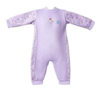 Splash About Warm in One Maillot de Bain Bébé Isolé en Fleece, Lilac Spring, 6-12 mois